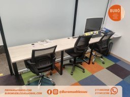 islas de trabajo mobiliario para oficina